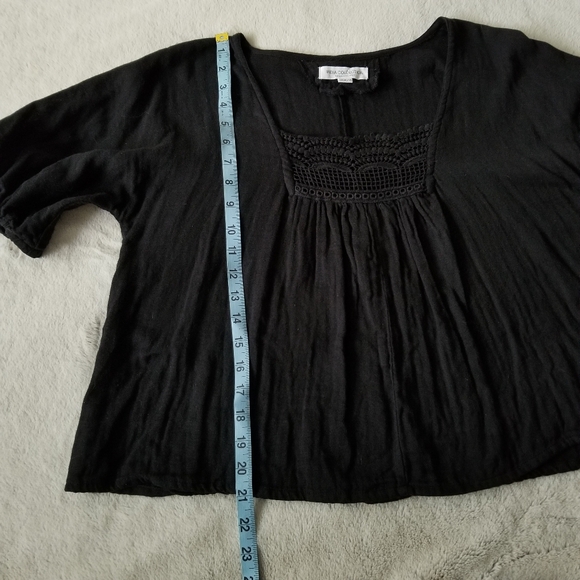 EMERSON FRY India Collection Rosemary Top Size XS/S - Black Organic - Picture 12 of 12